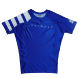  Short Sleeve Classic Ranked Rash Guard Blue