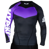   hyperfly Long Sleeve Supreme Ranked Rash Guard II purple