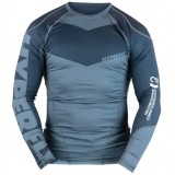 Hyperfly Long Sleeve Supreme Training Rash Guard Grey