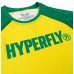 Рашгард HYPERFLY SHORT SLEEVE CORE RASH GUARD Yellow/Green