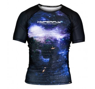 рашгард Heperfly CyberFly Short Sleeve Universe Rash Guar Milky Way