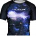 рашгард Heperfly CyberFly Short Sleeve Universe Rash Guar Milky Way